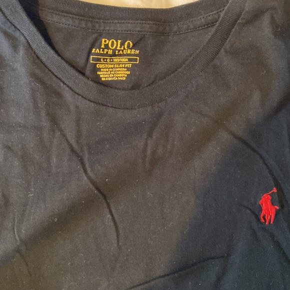 Men’s long sleeve polo t-shirt - Picture 2 of 2